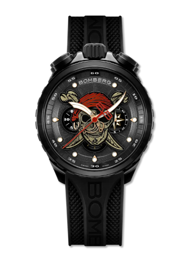 Review Bomberg Heritage Pirates PIRATE SKULL RED BS45CHPBA.073-1.12 replica watch - Click Image to Close